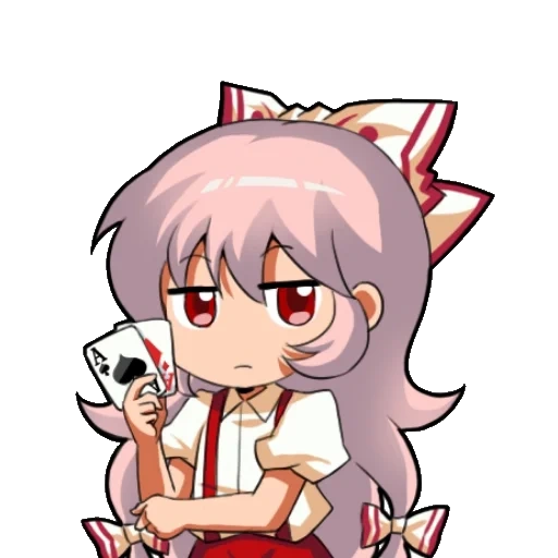 anime, sourines anime, dessins d'anime, touhou emoji, personnages d'anime