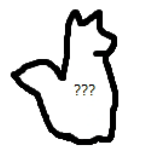 gato, contorno de cachorro, como o ícone da itália, ícones de pruflinka contour
