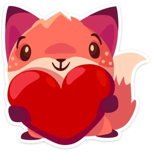 fox, fox, fox heart, fox heart, chicken heart