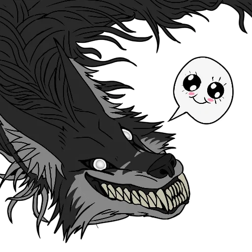wolf, animation, ren wolf, the wolf is crying, sullivan monster soul of darkness