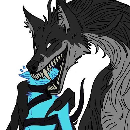 furri gore, lobos de anime, furri vernid, furri blue wolf, referencia de lobo salvaje