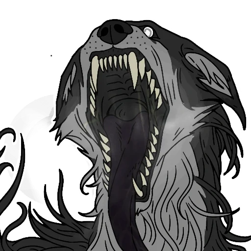 lobo, o lobo sorriu, lobo cinzento, lobisomem monstro, criaturas míticas