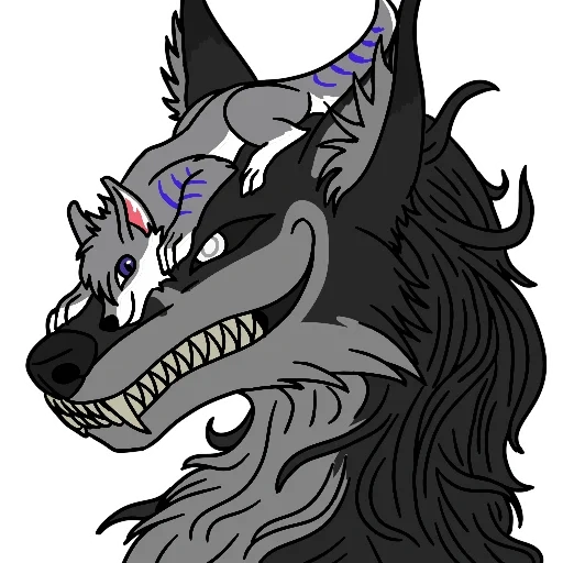 lupo, spirito di lupo, lupi di anime, werewolf vore, figura del lupo mannaro