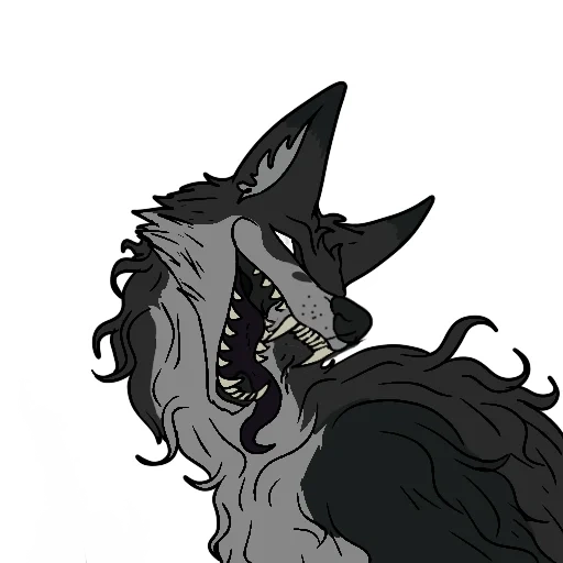 lobos de anime, scp 1471 cómic, inflación sergal, demonio fenrir wolf, criaturas míticas