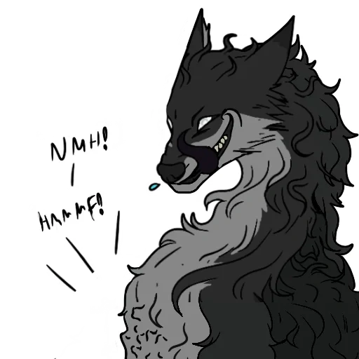 wolf, anime, wolfskunst, werwolf zeichnung, azzai artemis wolf