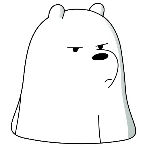 putih, icebear liff, beruang kutub, ice bear we bare bears