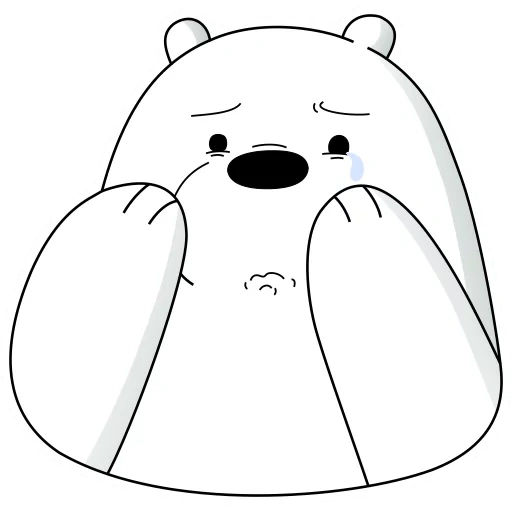 bianco, icebear lizf, orso polare, tutta la verità sugli orsi, ice bear lizif colora bianco e nero