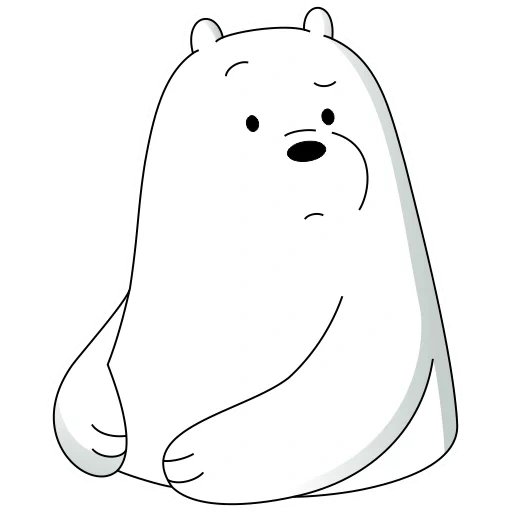 icebear lizf, oso polar, blanco sobre la verdad completa del oso, verdad de todo el oso de dibujos animados blanco