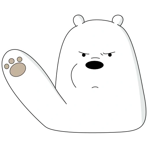 icebear lizf, белый медведь, we bare bears белый, три медведя белый колпаке, вся правда о медведях белый