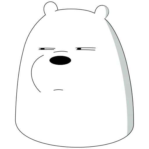 branco, icebear lizf, urso polar, três bonés brancos