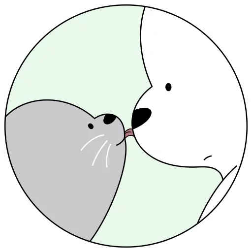 patrón lindo, oso lindo, toda la verdad sobre el oso, ice bear we bare bears, toda la verdad del oso sello blanco