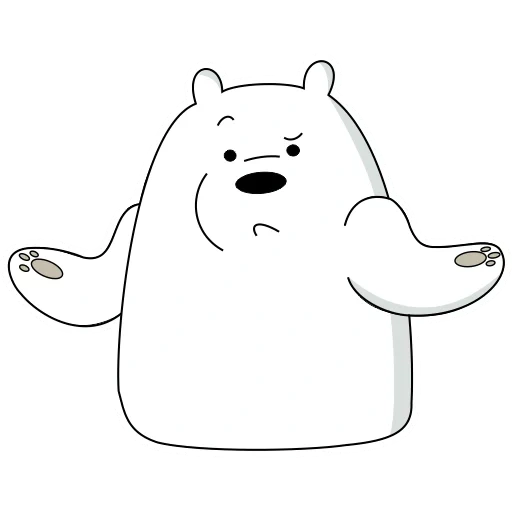 icebear lizf, oso polar, we oso desnudo blanco, blanco sobre la verdad completa del oso