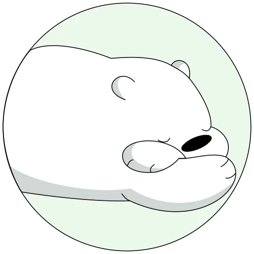 blanc, clipart, l'ours est mignon, ours polaire, ours de l'aire de glace