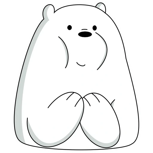 icebear lizf, белый медведь, we bare bears белый, ice bear we bare bears, we bare bears белый медведь