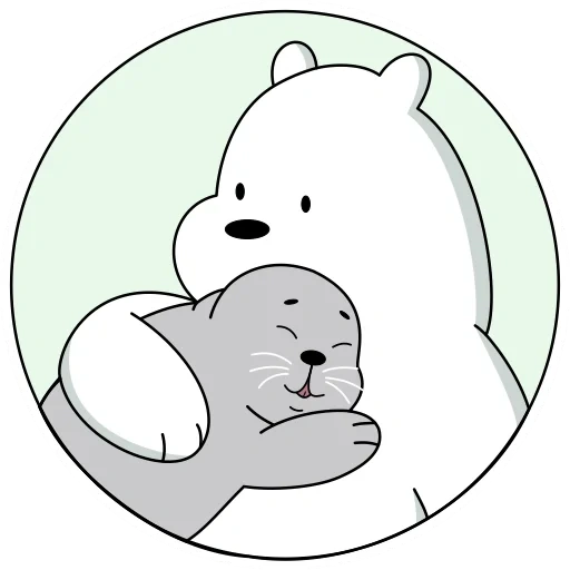 white, polar bear, ice bear