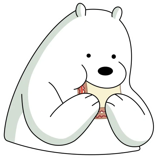 белый мишка, icebear lizf, белый медведь, we bare bears белый медведь