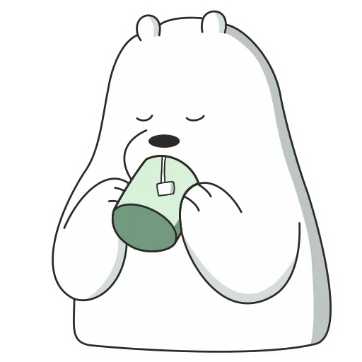 icebear lizf, urso fofo, urso polar, urso engraçado, urso nu we branco