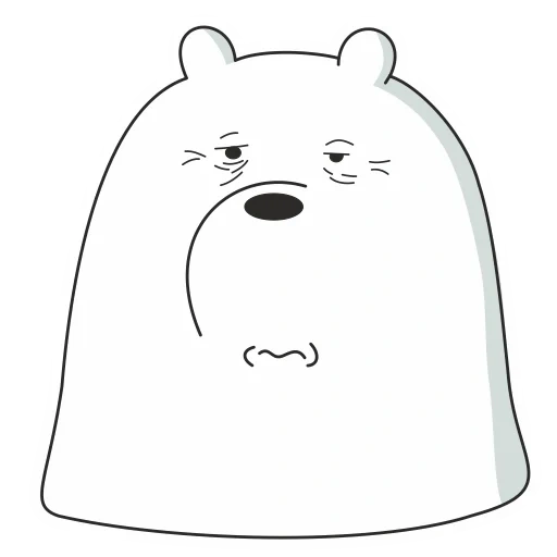 icebear, bare bears, icebear lizf, three bears white hat