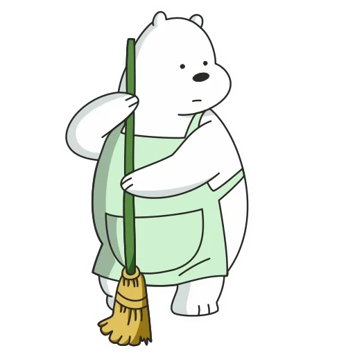 белый медведь, we bare bears, медведь icebear, ice bear we bare bears топором