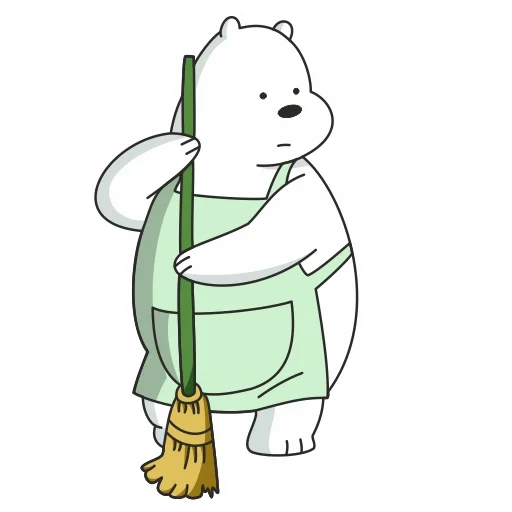 beruang kutub, kami bare bears, beruang es, beruang es kapak beruang telanjang kami