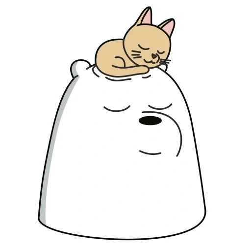 putih, icebear, icebear liff, kami bare bears, tiga beruang dan topi putih