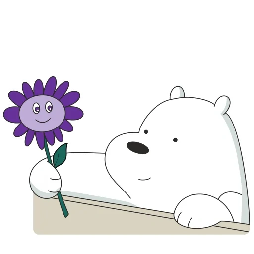 white, bear, we bare bears, polar bear