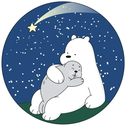 urso fofo, urso polar, beidou qixing, urso polar fofo, padrão de urso polar