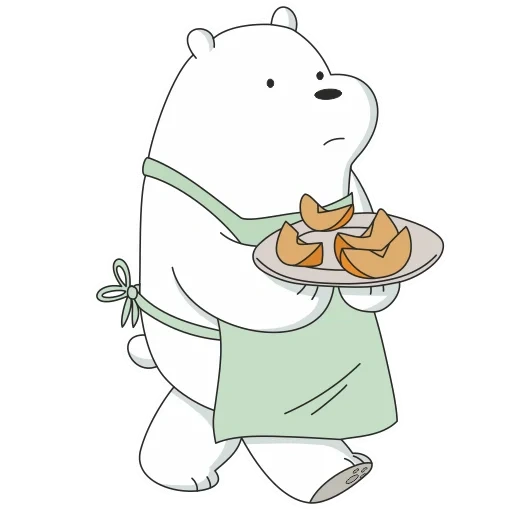 белые, белый медведь, вся правда о медведях, we bare bears ice bear