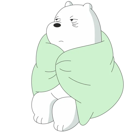 icebear, the bear is cute, polar bear, bare bears white, we bare bears white