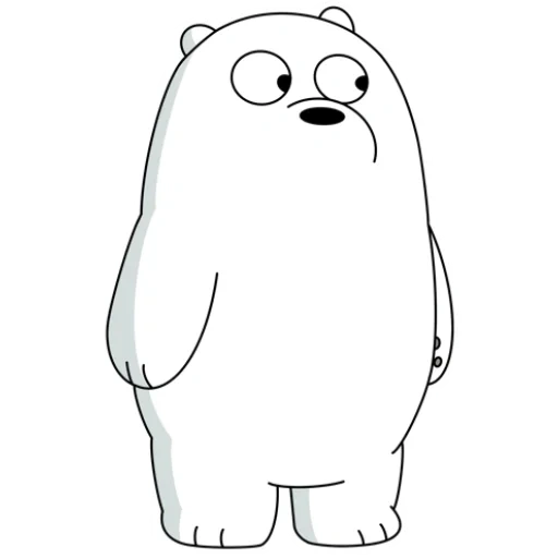 icebear lizf, polar bear, we bare bears white, white all the truth about bears
