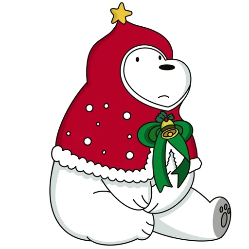 ʕ ᴥ ʔ, icebear lizf, снупи новый год, cute christmas рисунки, we are bare bears новогодние