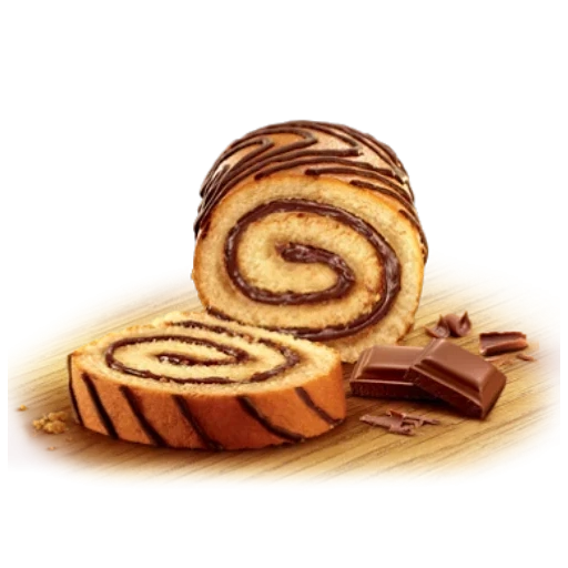 rolls, chocolate roll, biscuit roll, roulet biscuit nevsky confectioner 145g bamboleo cream