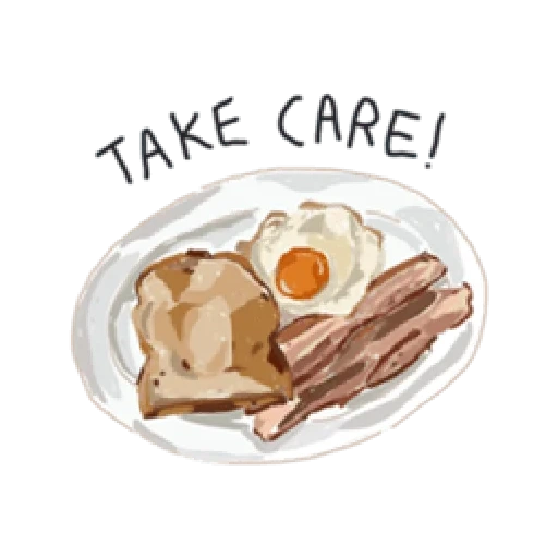 ovos mexidos, escolher, café da manhã, clipart do café da manhã, vetor de placa de bacon ovário