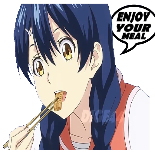 food wars, красивые аниме, тадокоро мегуми, накири эрина tadokoro megumi, тадокоро мегуми против миёко ходзё