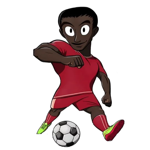 football, cartoon football player, cartoon football player, cartoon football player leon