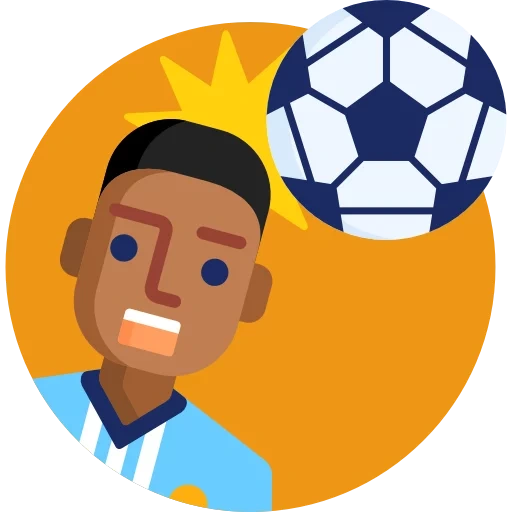 icône de football, badge de football, football favicon, l'icône du joueur de football, joueur de football pictogramme