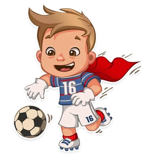 salutations de football, cartoon football, illustration de football, dessins animés de footballeur, garçons soccer vector ng