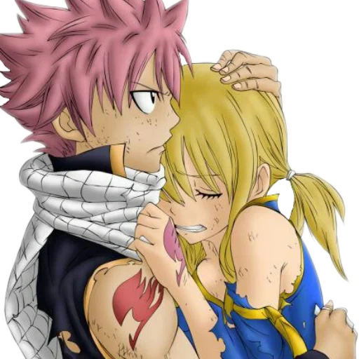 fairy tail, хвост феи нацу люси, фейри тейл нацу люси, нацу драгнил люси хартфилия, нацу драгнил люси сердоболия 18