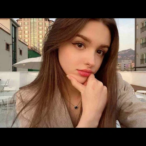 mulher, jovem, elina karimova, garota linda, a mulher é linda