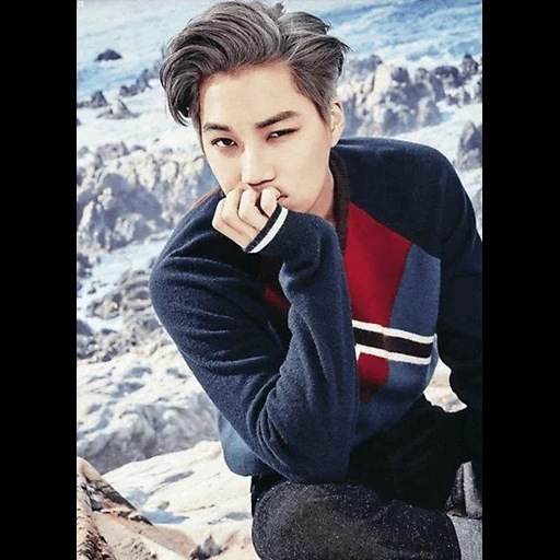 suho, kai exo, pak chanyeol, kim jongin, le téléphone est un appareil photo