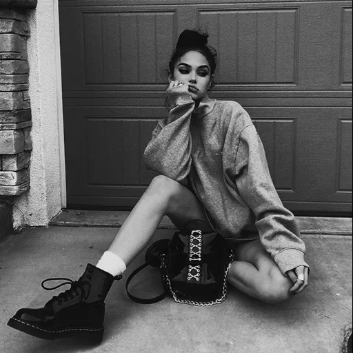 mujer, mujer joven, muchachas, sesión de fotos, maggie lindemann 2018