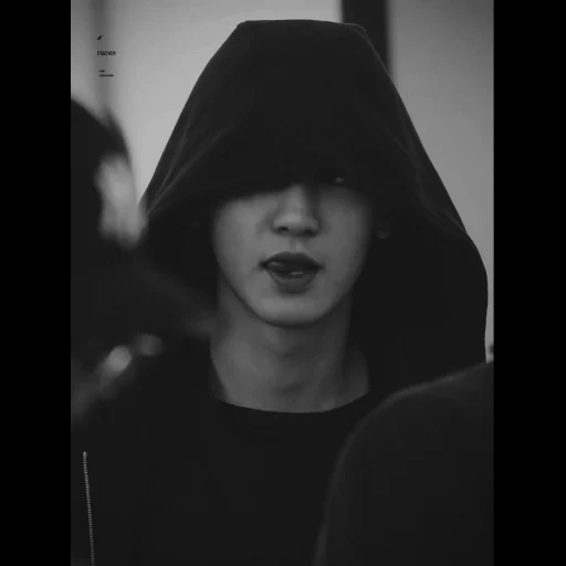 парень, пак чанёль, exo chanyeol, корейские актеры, чанель капюшоне exo