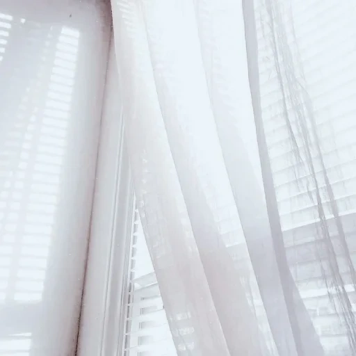 tulle curtains, curtains of blinds, tulle curtains, aesthetic white, tulle curtains