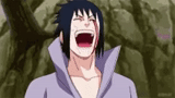 laughter sasuke, sasuke smile, sasuke laughs, naruto laughs, sasuke uchiha laughs