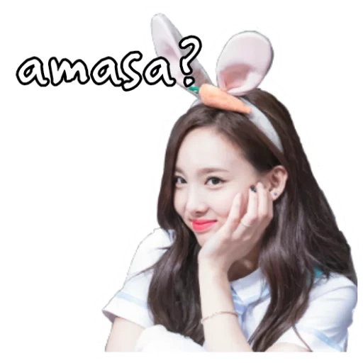 twice, twice dahyun, twice nayeon, nayeon rabbit, twice korea selatan