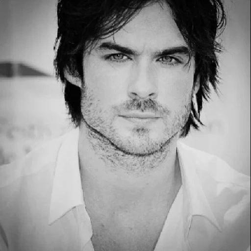 йен сомерхолдер, damon salvatore, йен сомерхолдер глаза, йен сомерхолдер бородой, йен сомерхолдер бакенбарды