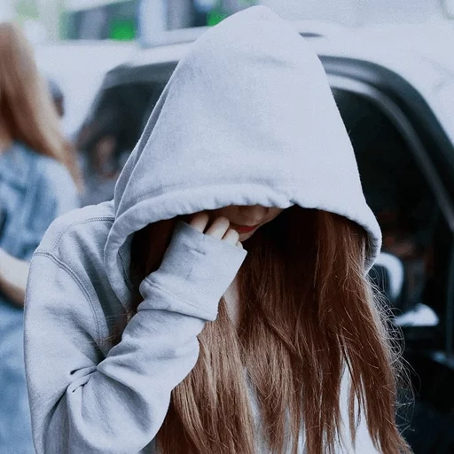 people, girl, hooded, red velvet irene, girl without face and hood