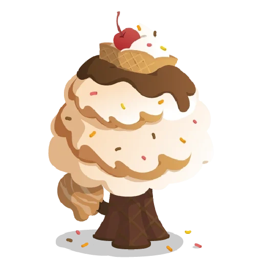 десерты, пирожное без фона, ice cream chocolate, шоколадное мороженое, клипарты еда мороженое пироженое