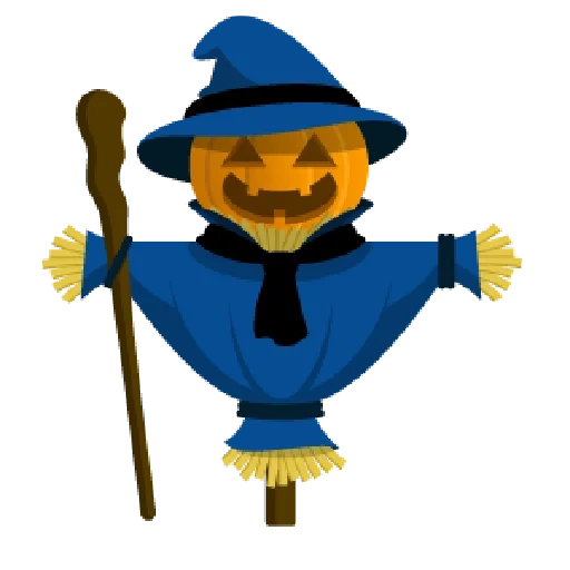хэллоуин, scarecrow, пугало рисунок, пугало хэллоуин, пугало векторная графика