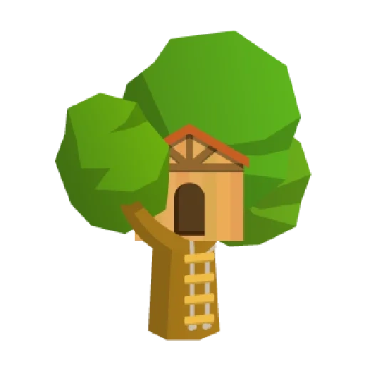 tree house, домик дереве, дом дереве детей, домик дереве вектор, домик дереве клипарт